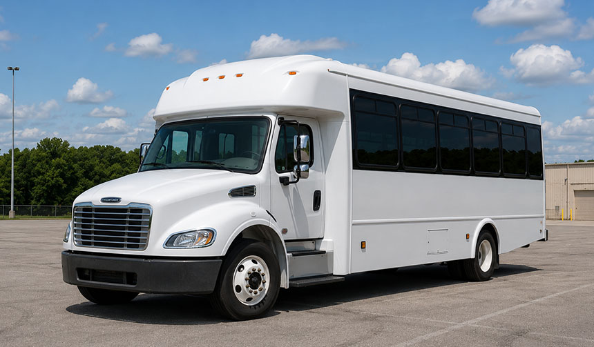 25-passenger minibus for charter in Alpharetta, GA
