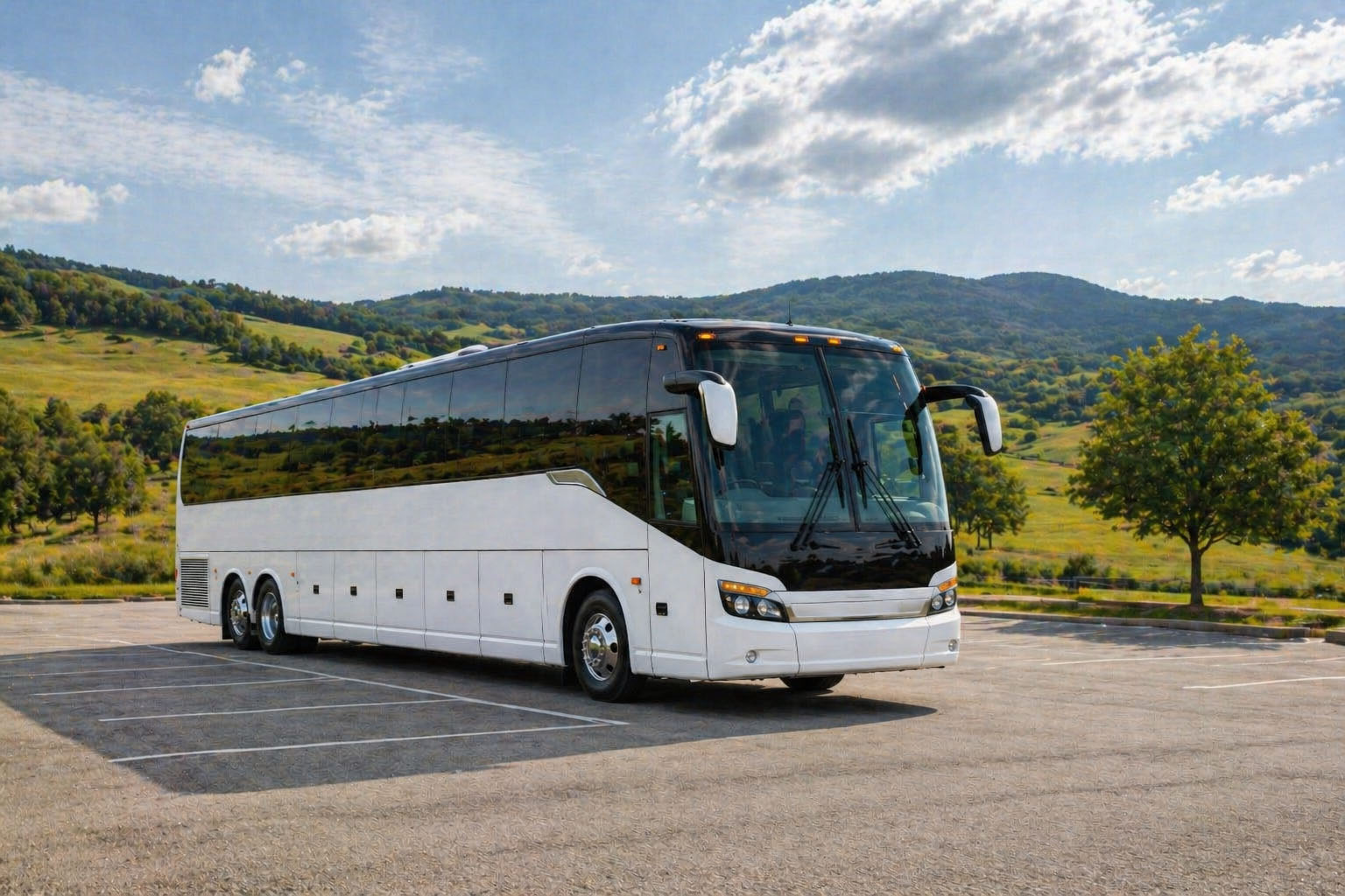 Charter bus rental in Alpharetta, GA